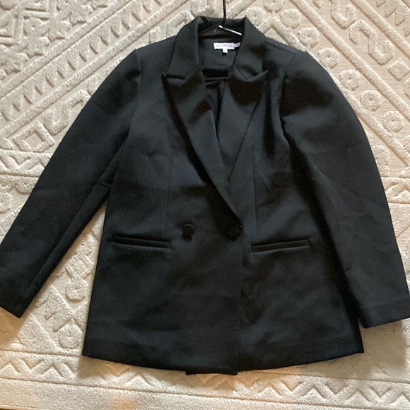 Good American ￼Women's Black Blazer - Picture 5 of 8